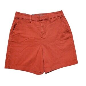 NWT Anne Klein Women's Size 8 Terracotta Chino Shorts